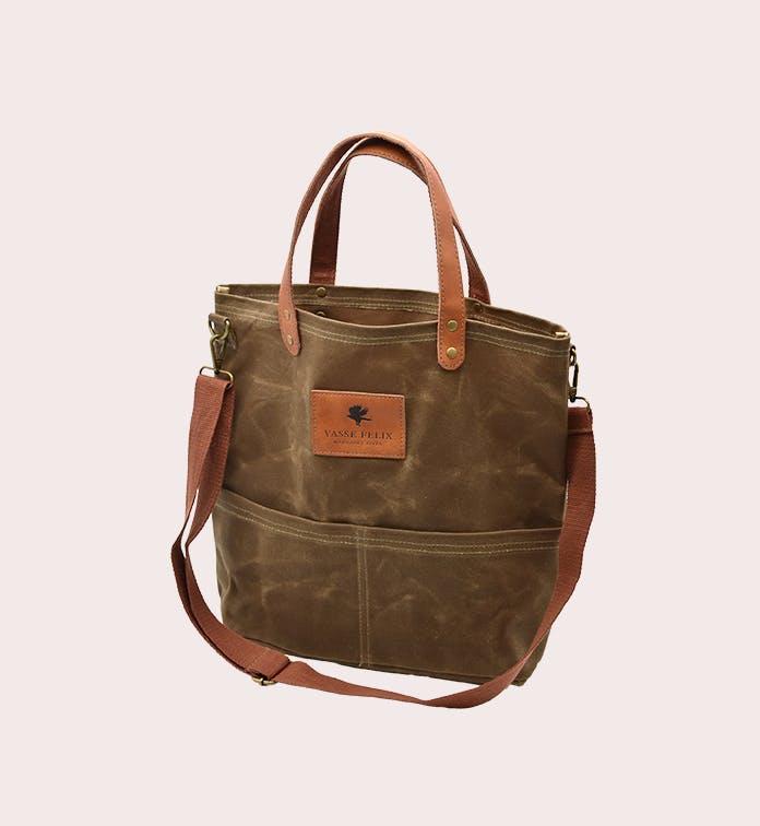 2 VF Canvas Tote Tan