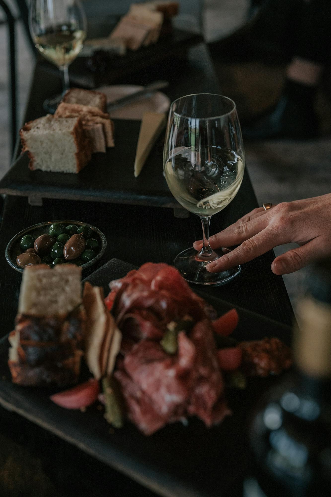 Wine lounge food offering