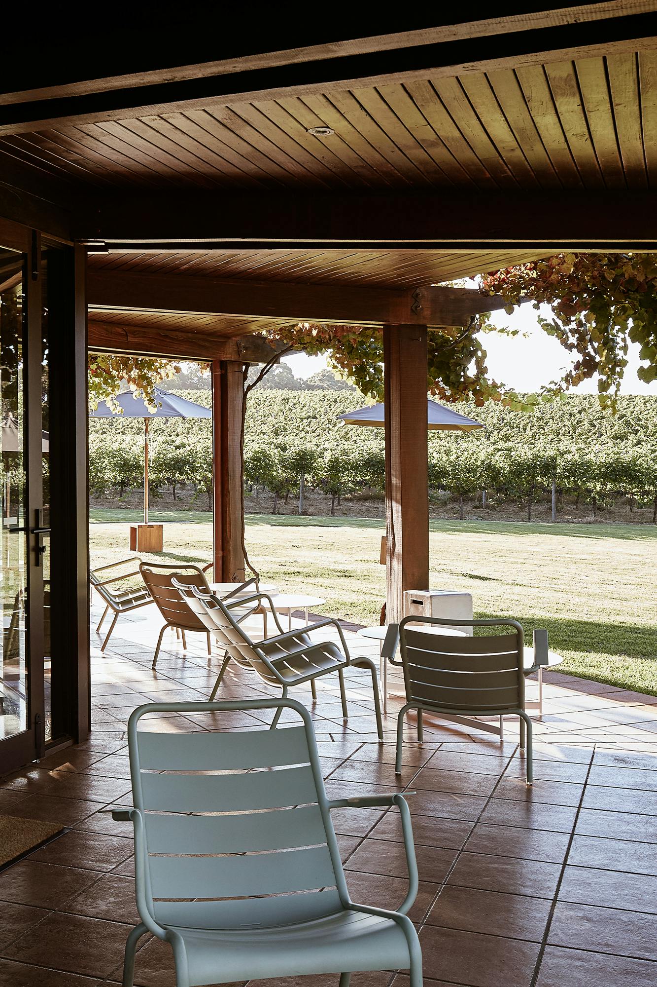 Wine lounge verandah